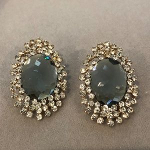 light blue fireworks earrings